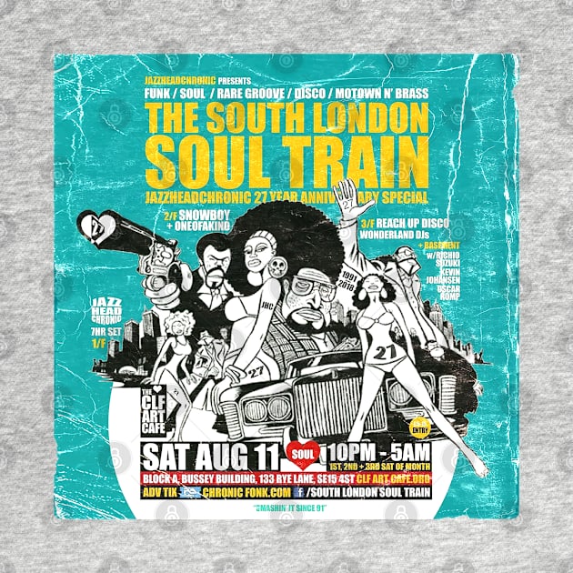 POSTER TOUR - SOUL TRAIN THE SOUTH LONDON 20 by Promags99